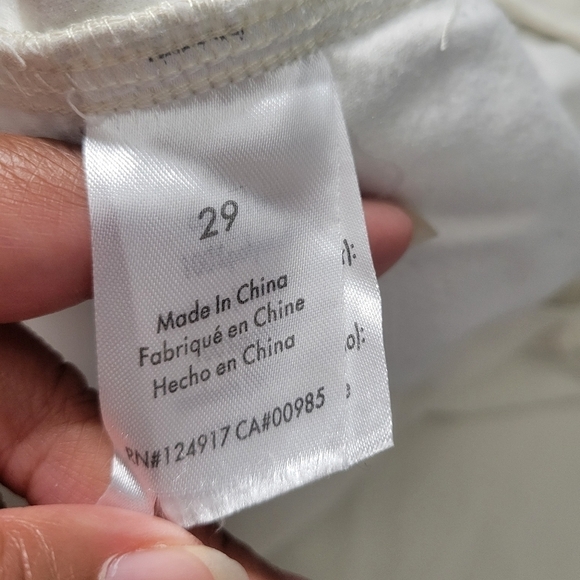 WeWoreWhat White Croc Embossed Flare Leg Pants - Picture 14 of 15